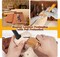 Premium Wood Carving Tools Kit - Ergonomic Walnut Handles, Razor-Sharp High-Carbon Steel Blades, PU Leather Storage Bag, Safety Gloves & Thumb Guard – For Beginners & Professionals